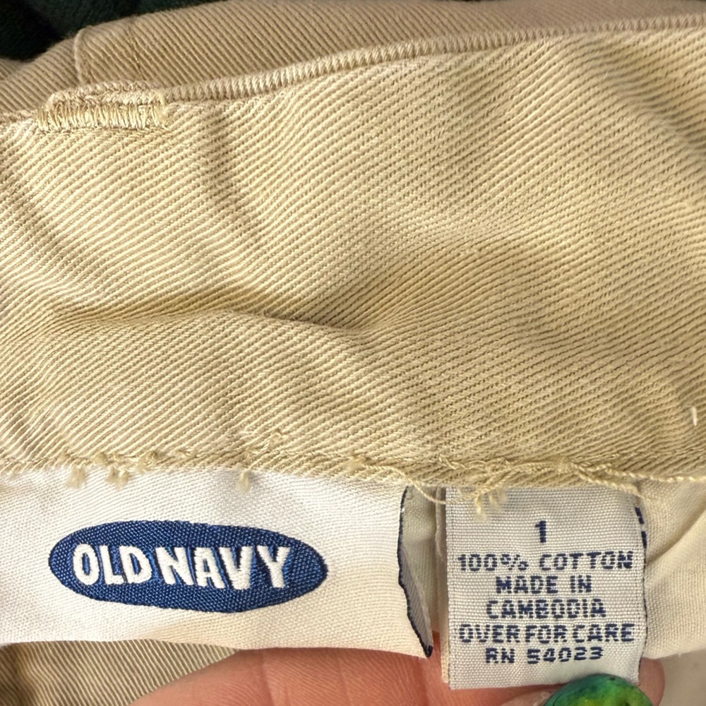 Vintage 2000s Denim Tan Beige Women's Long Maxi/Midi Skirt Size XS Old Navy - Picture 14 of 15